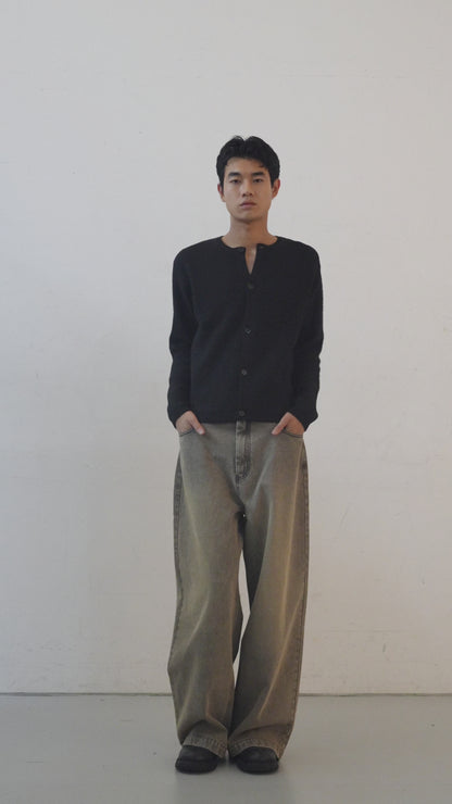 CORE STRAIGHT DENIM / BROWN