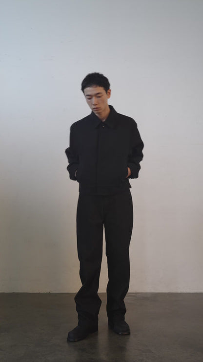 RIGID SLIM DENIM / BLACK