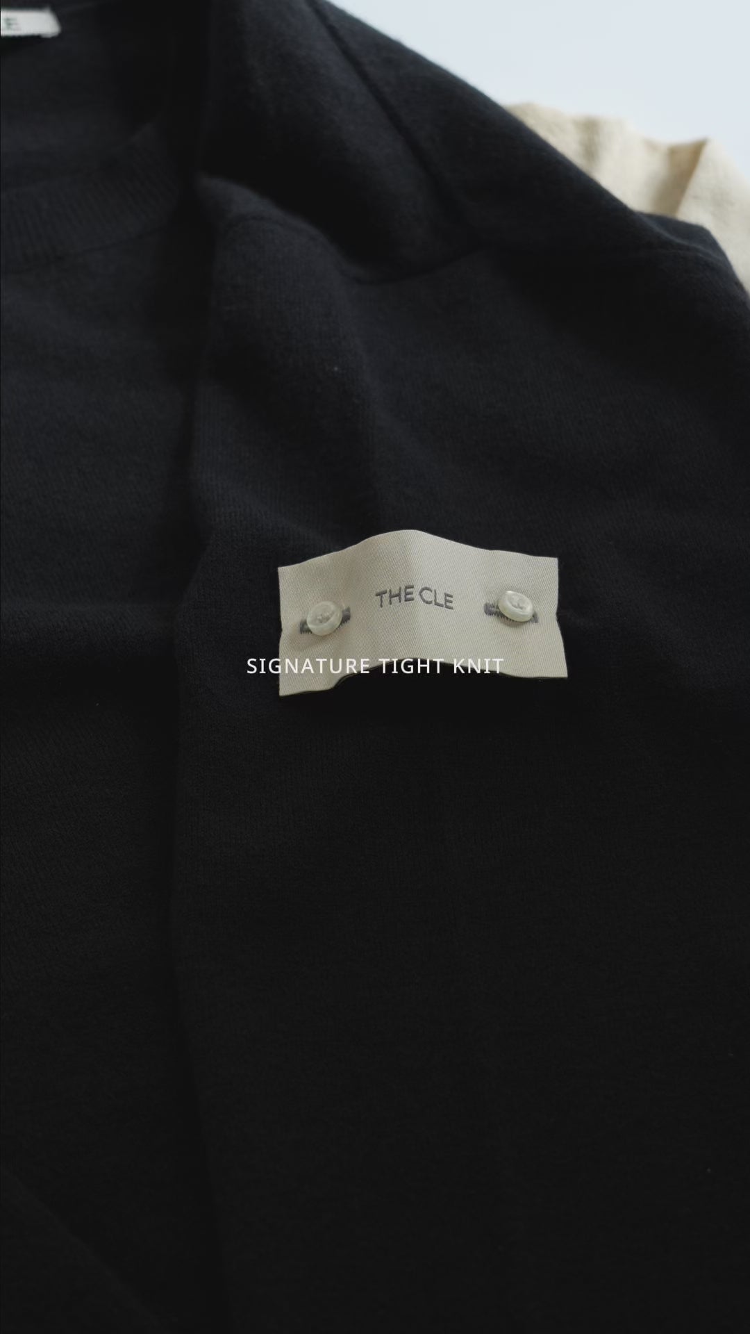 SIGNATURE TIGHT KNIT / BLACK – THE CLE
