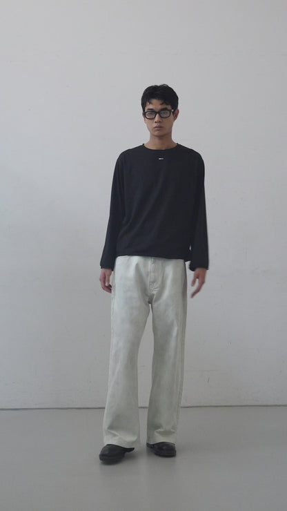 SIGNATURE LONG SLEEVE T-SHIRT / BLACK